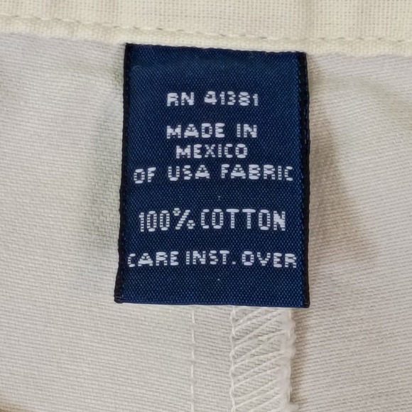 Vintage Polo Ralph Lauren Mens Andrew Pant Khaki Pleated Chino Cotton Size 38x30 - Picture 12 of 16